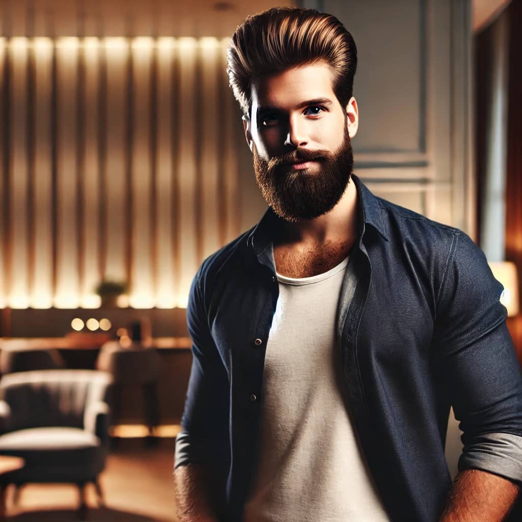 Why Beards Make You 10x More Attractive – Science Behind Beard Attraction 1 Man With A Well-Groomed Beard Looking Confident – Science Proves Beards Boost Attractiveness And Masculinity.